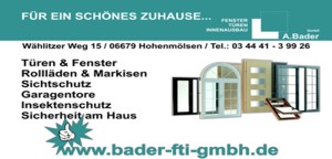 A. Bader Fenster/Türen Innenausbau 